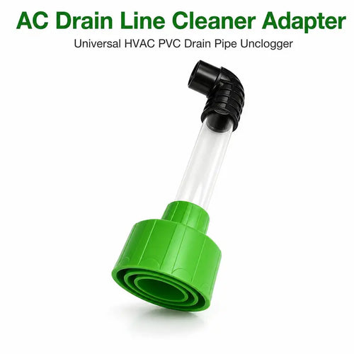❄️ 49% OFF AC Drain Line Cleaner Adapter – Universal HVAC Condensate Pipe Unclogger