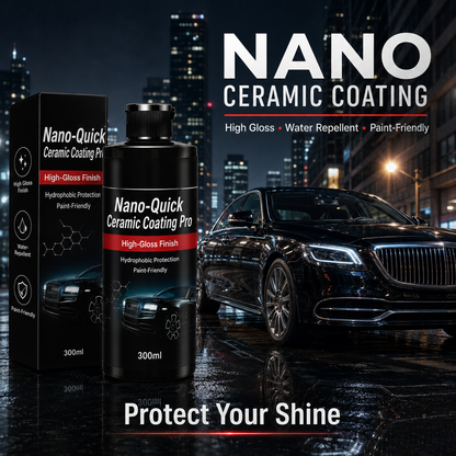 🔥 49% OFF✨ Nano-Quick Ceramic Coating Pro – High-Gloss Water-Repellent Car Paint Coating