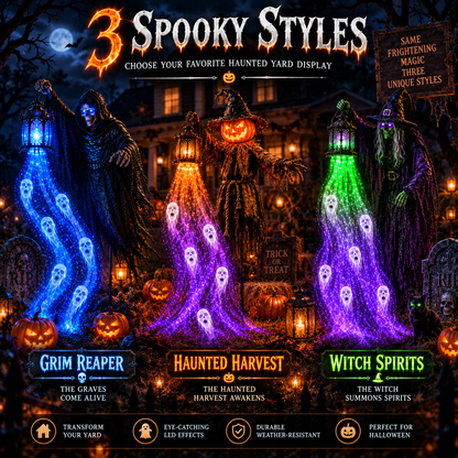 🎃45% OFF 3-Style Solar Halloween Spirit Yard Lights 👻 Bring Your Yard to Life After Dark