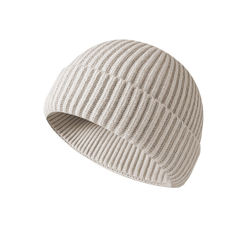 🧶 Minimalist Ribbed Knit Short Fisherman Beanie for Everyday Streetwear ☕
