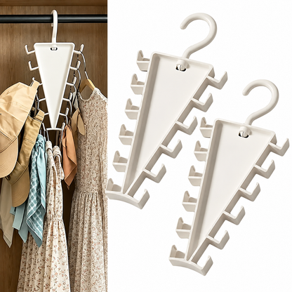🔥 50% OFF 3 Pack-Smart Triangle Closet Organizer Hanger – Save Space & Hang More Clothes Easily
