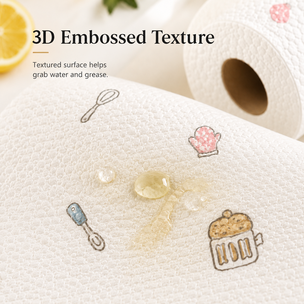 ✨ Save 50% Today 🏠 50PCS Kitchen Cleaning Cloth Roll – Tear, Wipe & Clean in Seconds