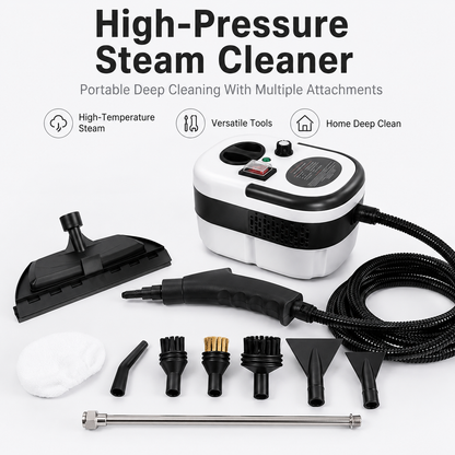 🔥 48% OFF Portable Steam Cleaner for Kitchen, Grout, Upholstery & Car Interiors