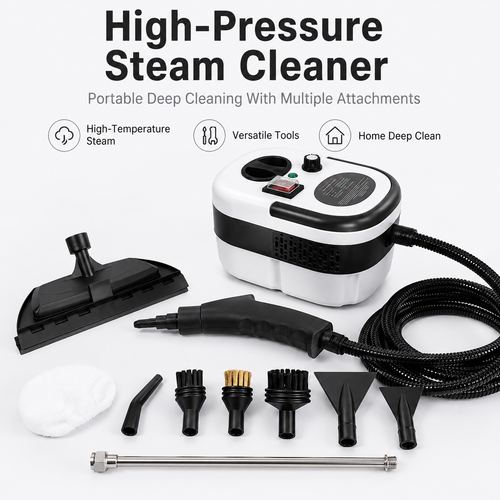 🔥 48% OFF Portable Steam Cleaner for Kitchen, Grout, Upholstery & Car Interiors