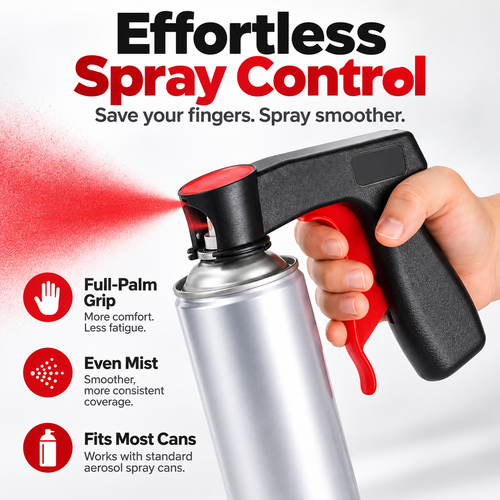 🔥 50% OFF 2PCS-Spray Can Trigger Handle – Spray Smoother, Grip Easier