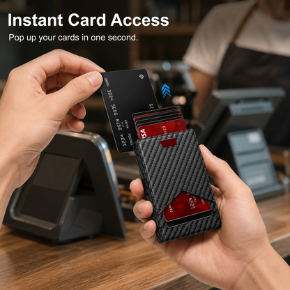 🔥 49% OFF RFID Pop-Up Wallet ⚡ Fast Card Access & Slim Everyday Carry
