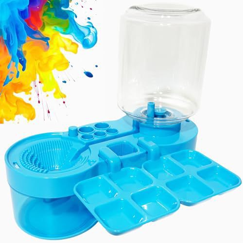 Automatic Water-Changing Brush Washer