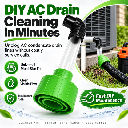 🔥 LAST CHANCE 49% OFF – AC Drain Line Cleaner Adapter for Fast DIY Maintenance