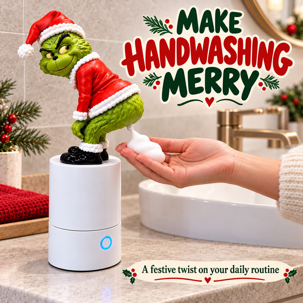 💨✨The Christmas Soap Dispenser That Toots