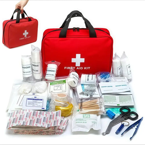 🚑 50% OFF Waterproof First Aid Kit 🩹 Compact Emergency Kit for Home, Car & Travel