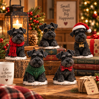 🐾 24 Days of Black Miniature Schnauzers — 24 Little Personalities