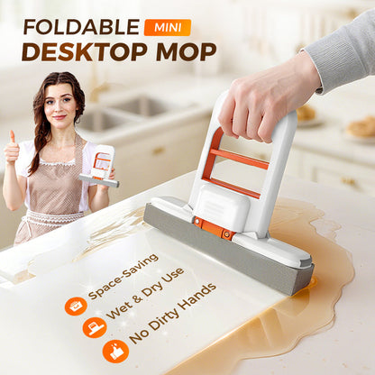 🔥 50% OFF Today ✨ Foldable Countertop Mop – Clean Small Spills Without the Bulky Mop