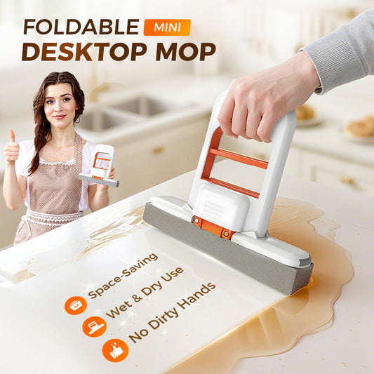 🔥 50% OFF Today ✨ Foldable Countertop Mop – Clean Small Spills Without the Bulky Mop