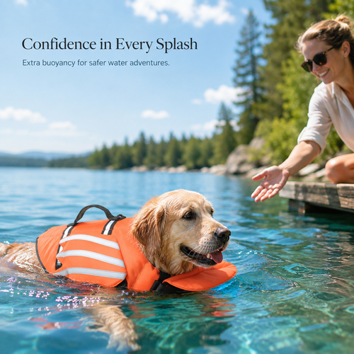 Dog Life Vest For Swimming