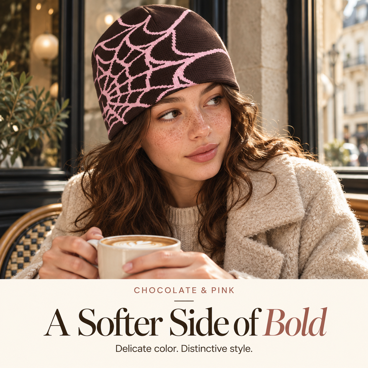❄️Miles Clothes Web Knit Beanie for Cold-Weather Comfort