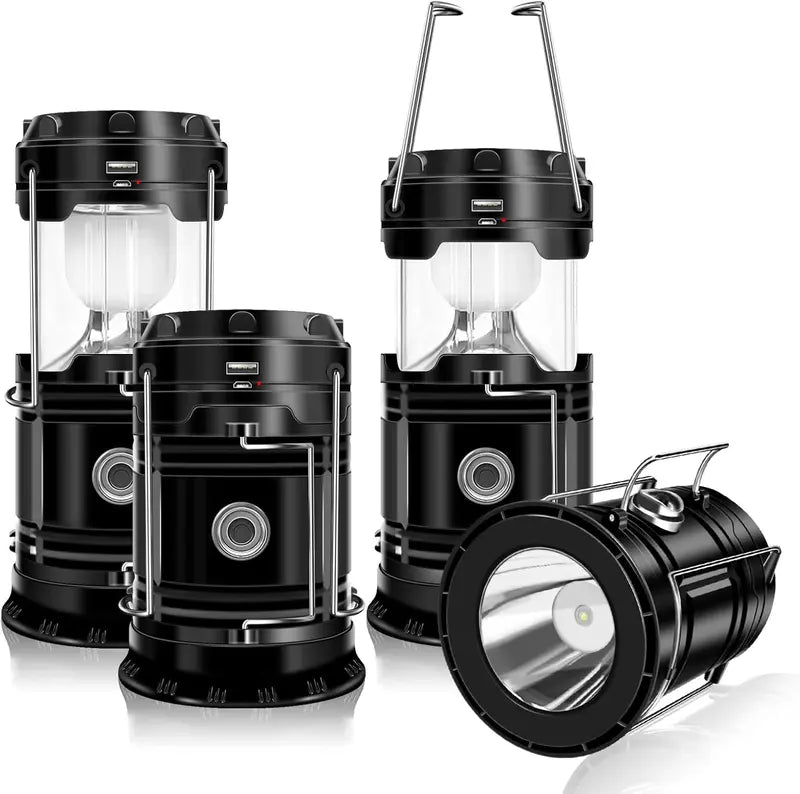🔥 50% OFF Solar Rechargeable Camping Lantern 🔦 Lantern, Flashlight & Emergency Power