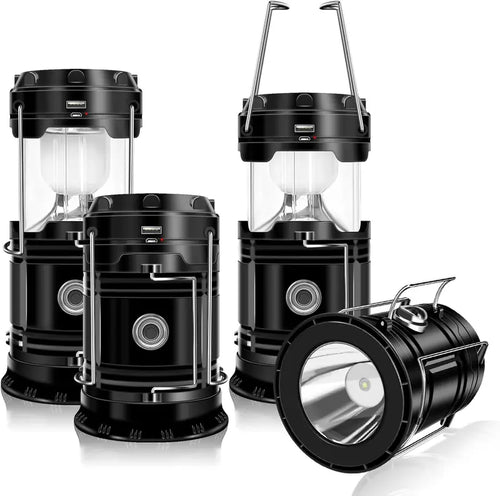 🔥 50% OFF Solar Rechargeable Camping Lantern 🔦 Lantern, Flashlight & Emergency Power