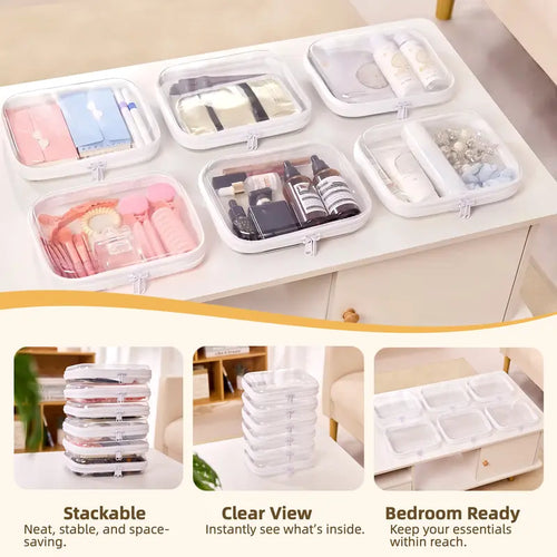 🔥 50% OFF Clear Stackable Storage Bags – See It. Store It. Find It Fast