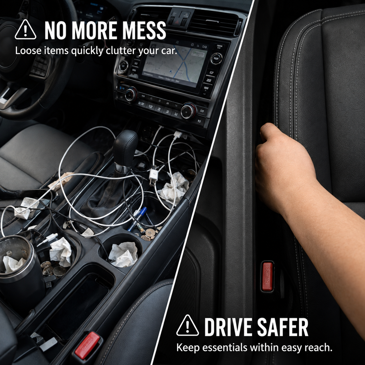 🥳NEW HOT SALE🥳💞55K+ SOLD!🚗🧺 58% OFF! Leather Car Door Cup Holder – Wide‑mouth opening, easy reach for drinks & phone. Clip‑on secure fit. PU leather, tough & stylish. 🛡️✨