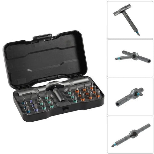 🔥 49% OFF 24-Bit S2 Ratcheting Screwdriver Set – One Kit for Everyday Repairs