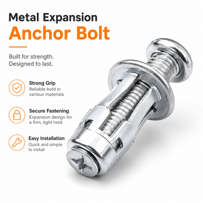 🔥 49% OFF Metal Expansion Anchor – Strong Grip for Brackets & Hardware