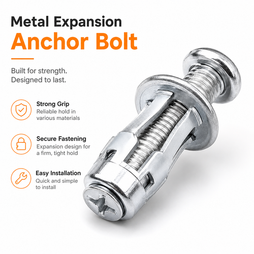 🔥 49% OFF Metal Expansion Anchor – Strong Grip for Brackets & Hardware