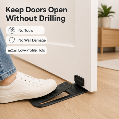 🔥 Smart Spring Door Stopper – Easy Install Door Holder for Home & Office 49% OFF