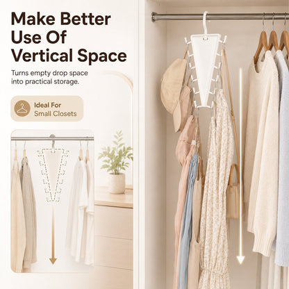 🔥LAST DAY 50%OFF Multi-Layer Closet Hanger Organizer