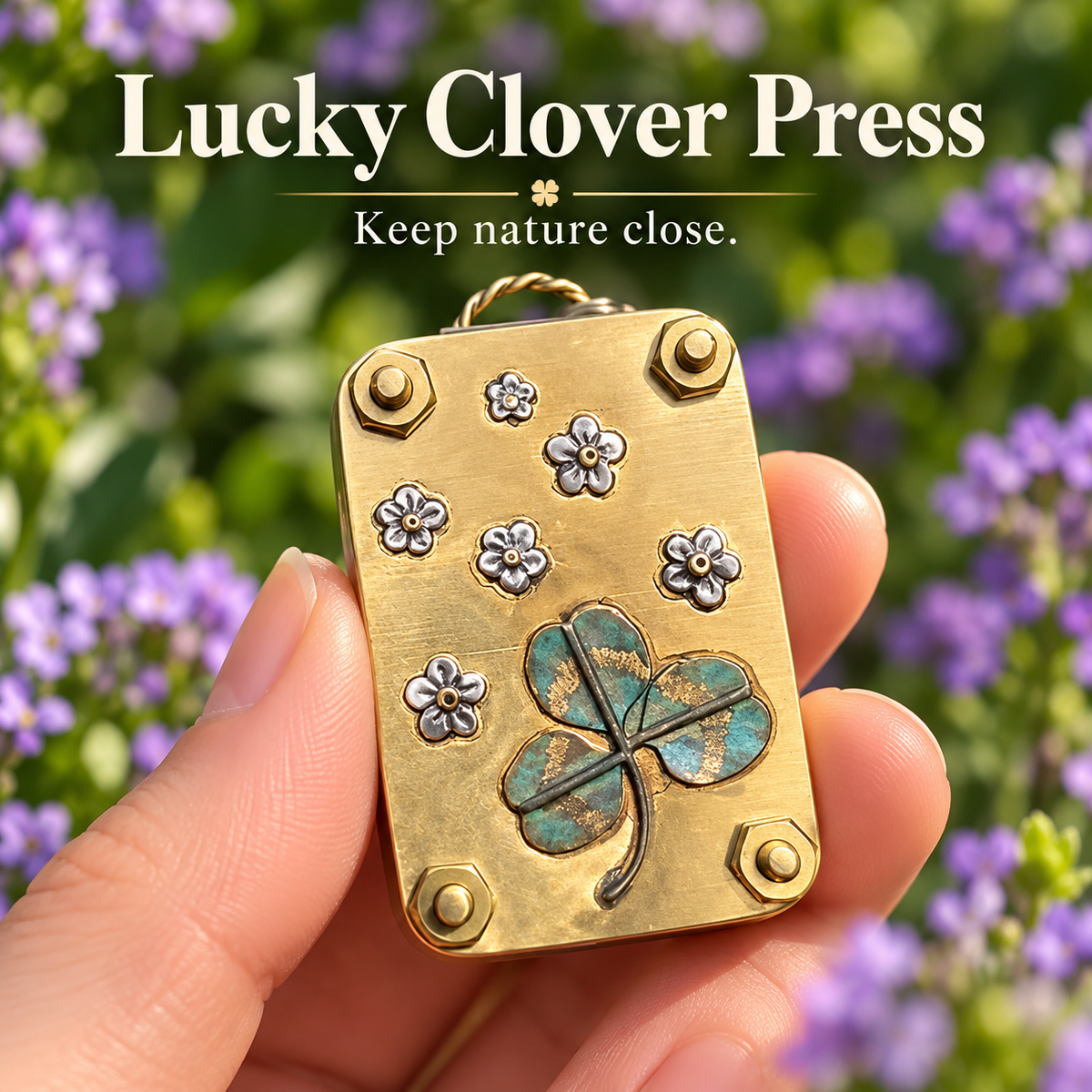 🌸 Mini Portable Botanical Flower Press Kit for Wildflowers & Craft Keepsakes 🌿