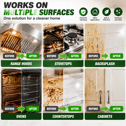 🔥 50% OFF Heavy Duty Kitchen Degreaser 🧽 Powerful Grease & Grime Remover