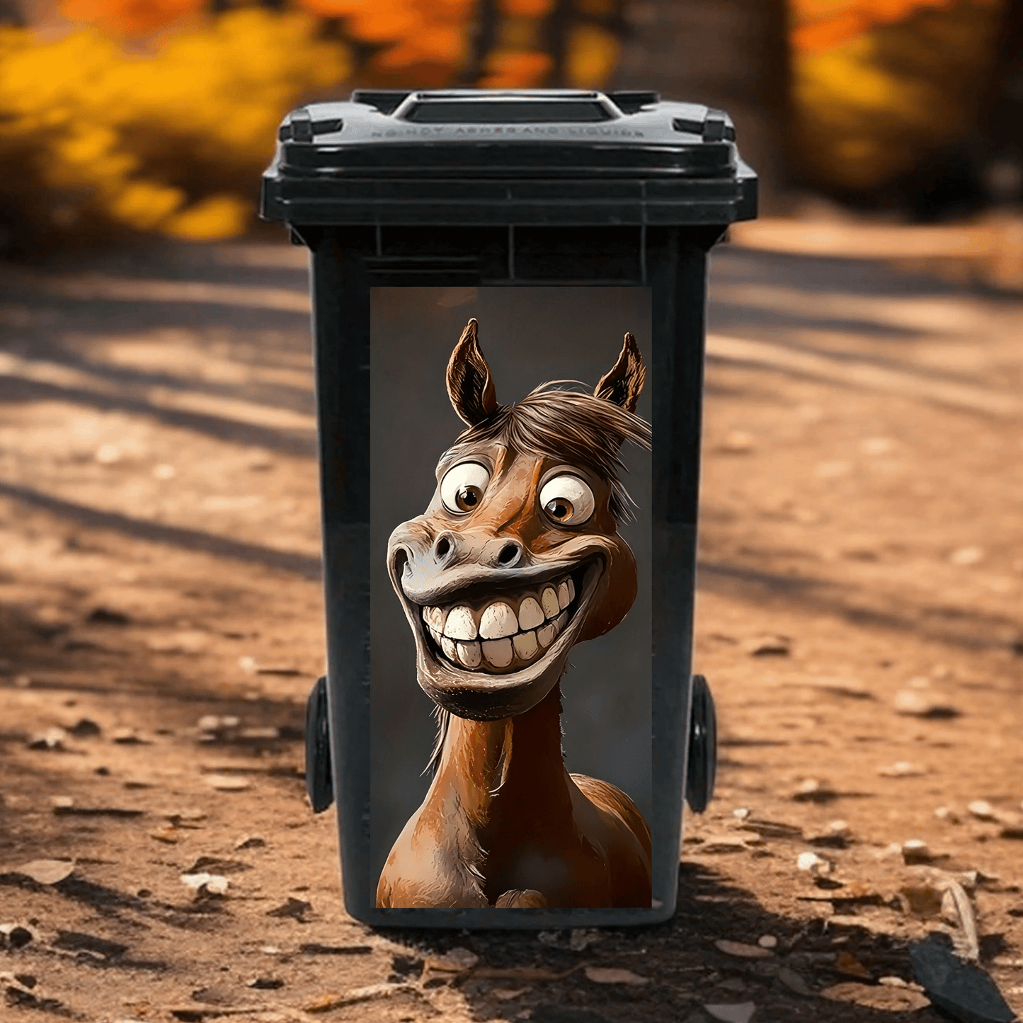 🐴 50% OFF Cute Animal Trash Bin Stickers ✨ Waterproof Peel & Stick Home Decor
