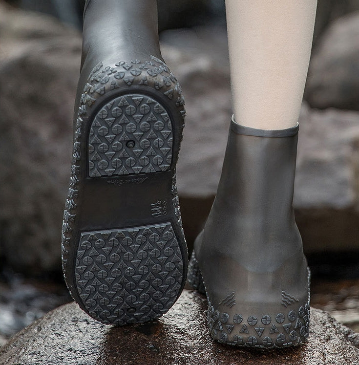 🌧️Stop Soaked Sneakers! Heavy-Duty Rain Shoe Covers – Anti-Slip & Fold Into Your Bag