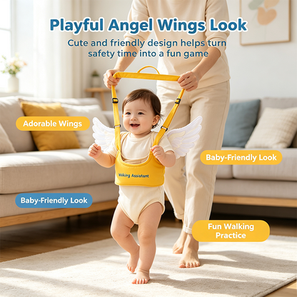 👼 50% OFF Limited Time 🚶 Baby Walking Assistant Harness – Safety Learning Walker Belt for Toddlers, Hands-Free Walking Support Helper