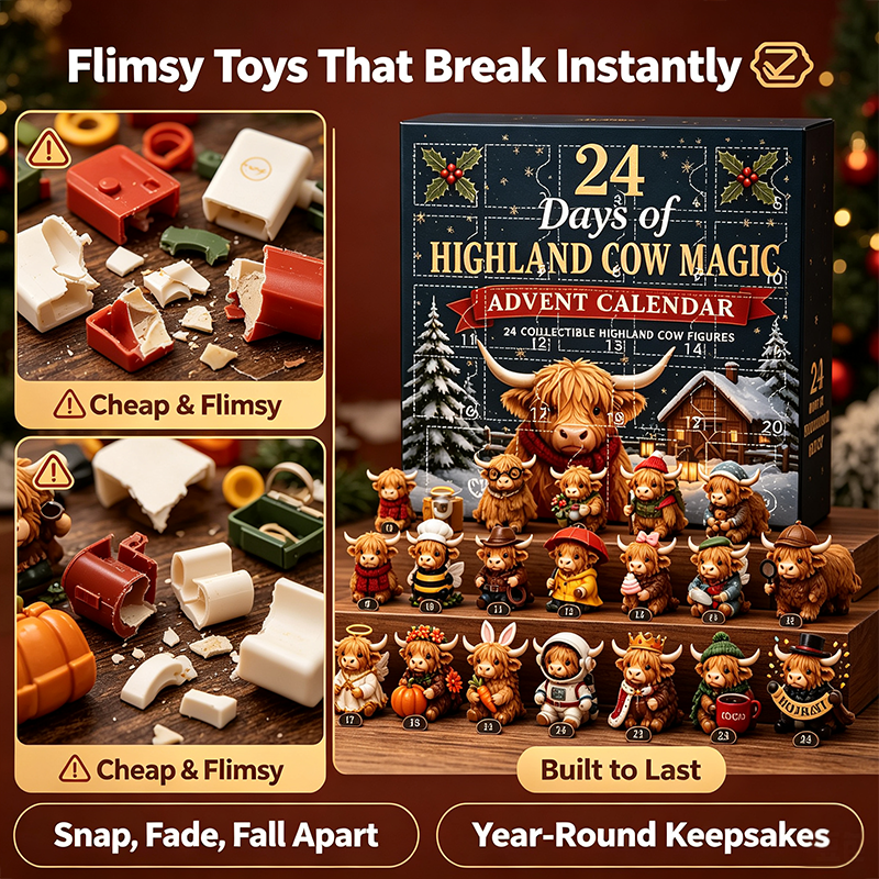 🎄 FINAL HOLIDAY OFFER — 50% OFF 24-Day Highland Cow Advent Calendar