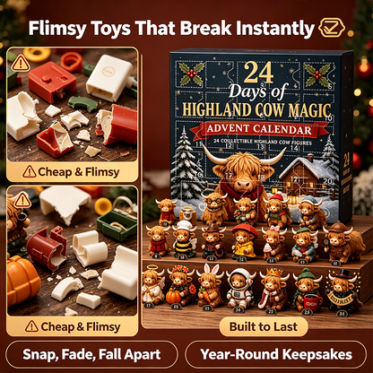 🎄 FINAL HOLIDAY OFFER — 50% OFF 24-Day Highland Cow Advent Calendar
