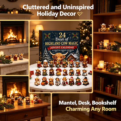 🎄 FINAL HOLIDAY OFFER — 50% OFF 24-Day Highland Cow Advent Calendar