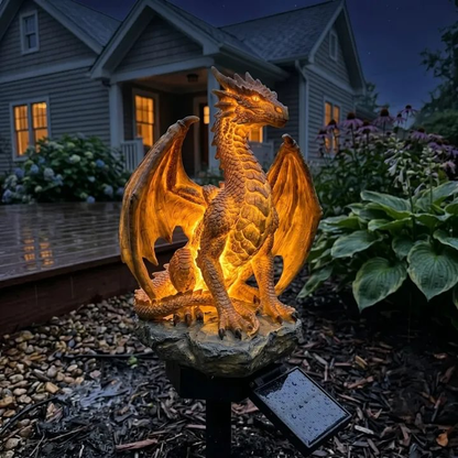 🔥 50% OFF Golden Ember Solar Dragon Light 🐉 Magical Garden & Patio Decor