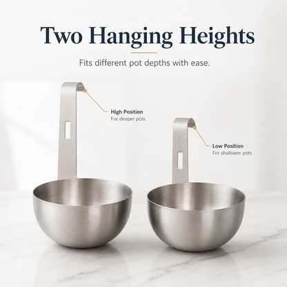 🥚 Stainless Steel Egg Poacher – Perfect Boiled Eggs Every Morning