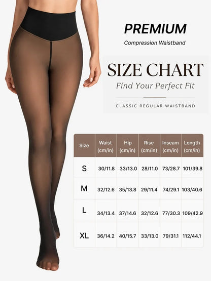❄️ 50% OFF Magic Fleece-Lined Leggings – Warm & Flattering