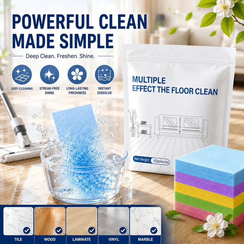 🫧 49% OFF Concentrated Floor Cleaner Tablets 🧽 Deep Clean & Refresh Floors