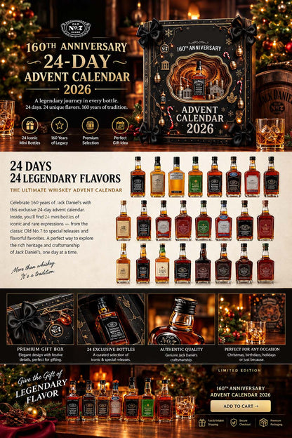 ⏰Limited Stock 60% OFF🍾160th Anniversary Advent Calendar 2026