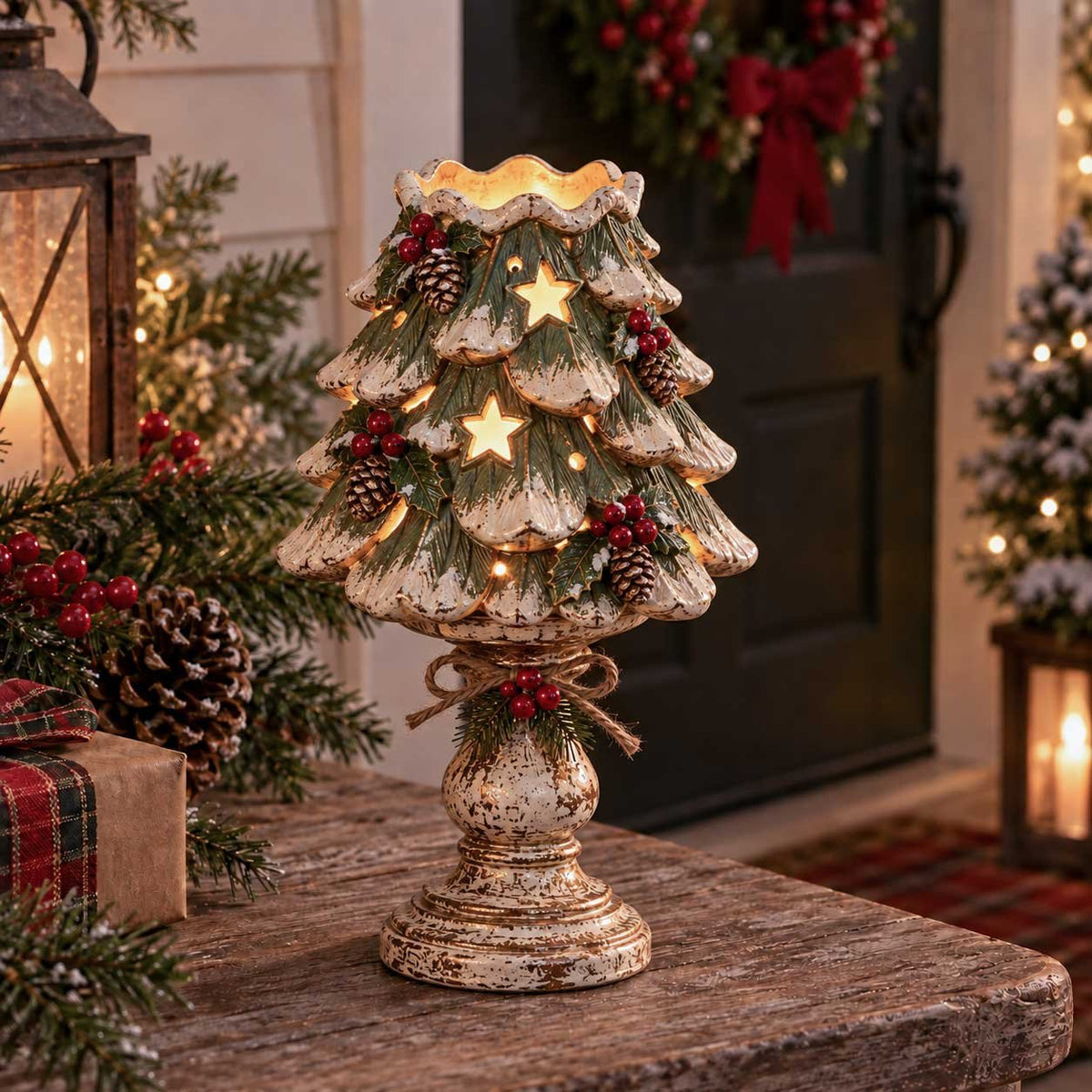 🎅🔥Last day 50% OFF🎄 Christmas Heirloom Glow Candle Holder Collection
