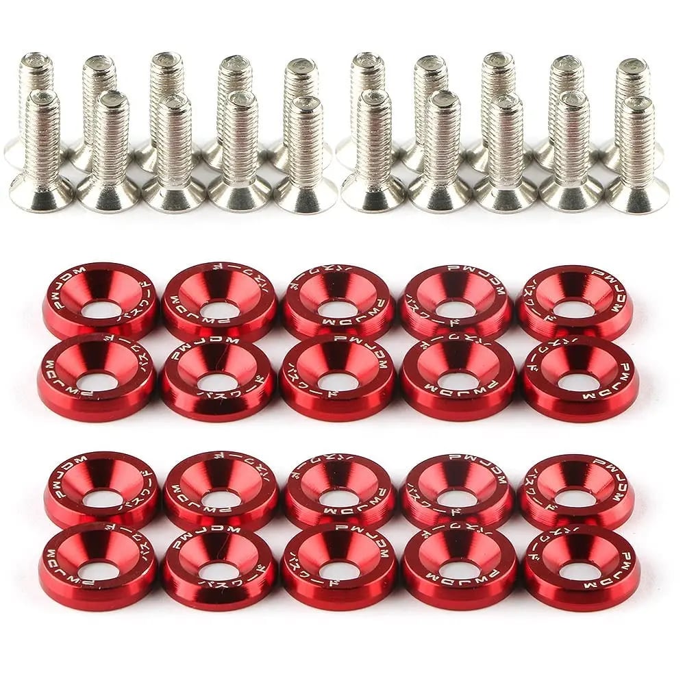 JDM‐Style M6 Fender Washer & Bolt Kit