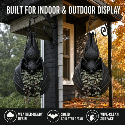 🦇 50% OFF Today 🌿 Gothic Hanging Bat Planter