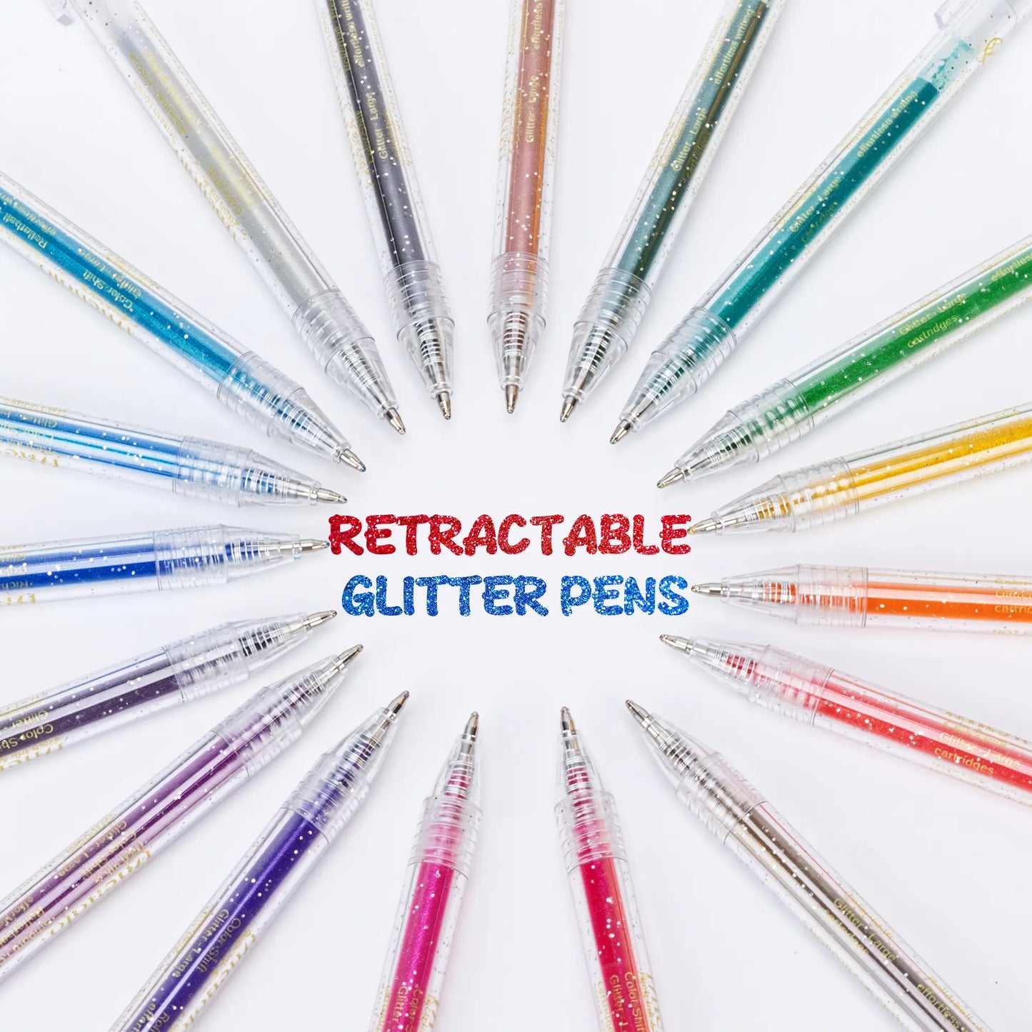 Finenolo Glitter Gel  Retractable 1.0mm Sparkle Set