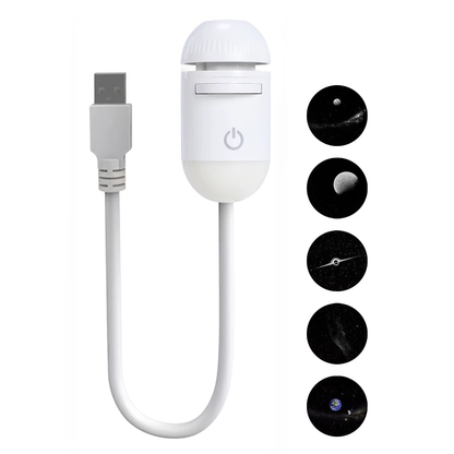 USB Galaxy Star Projector Night Light with Multiple Effects
