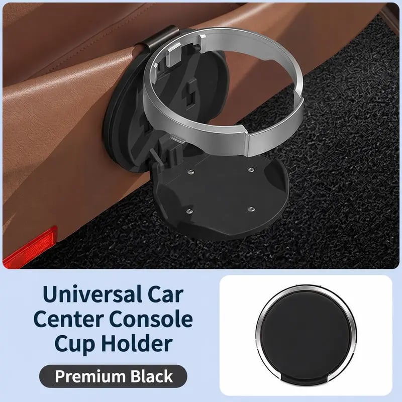 🚗 47% OFF Foldable Car Cup Holder – Extra Drink Space Without the Bulk