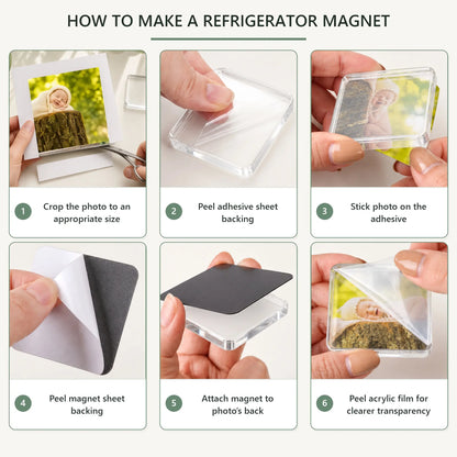 🔥 50% OFF DIY Acrylic Photo Magnet Kit – Create Custom Fridge Magnets in Minutes