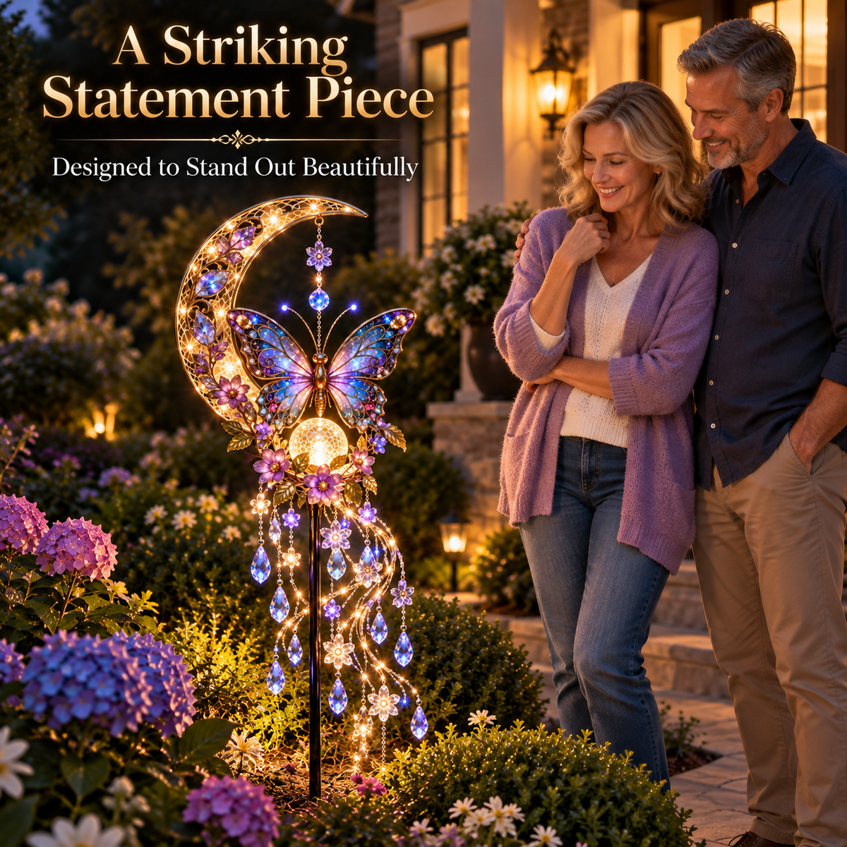 🦋 Butterfly Moonlight Garden Light – A Little Moonlight Magic for Your Garden 🎁