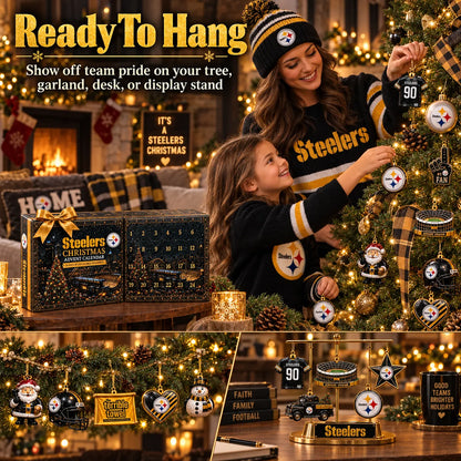 🏈 2026 Pittsburgh Football Advent Calendar – 24 Collectible Ornaments